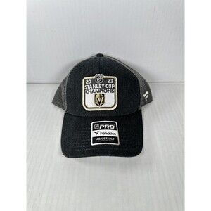 Vegas Golden Knights Fanatics Stanley Cup Champions 2023 Hat Cap Charcoal